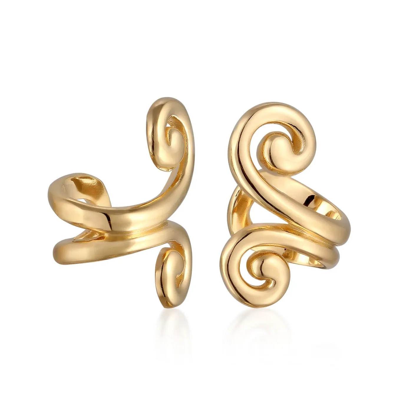 Elli "Earcuff Spirale< Vergoldet|Ohrringe