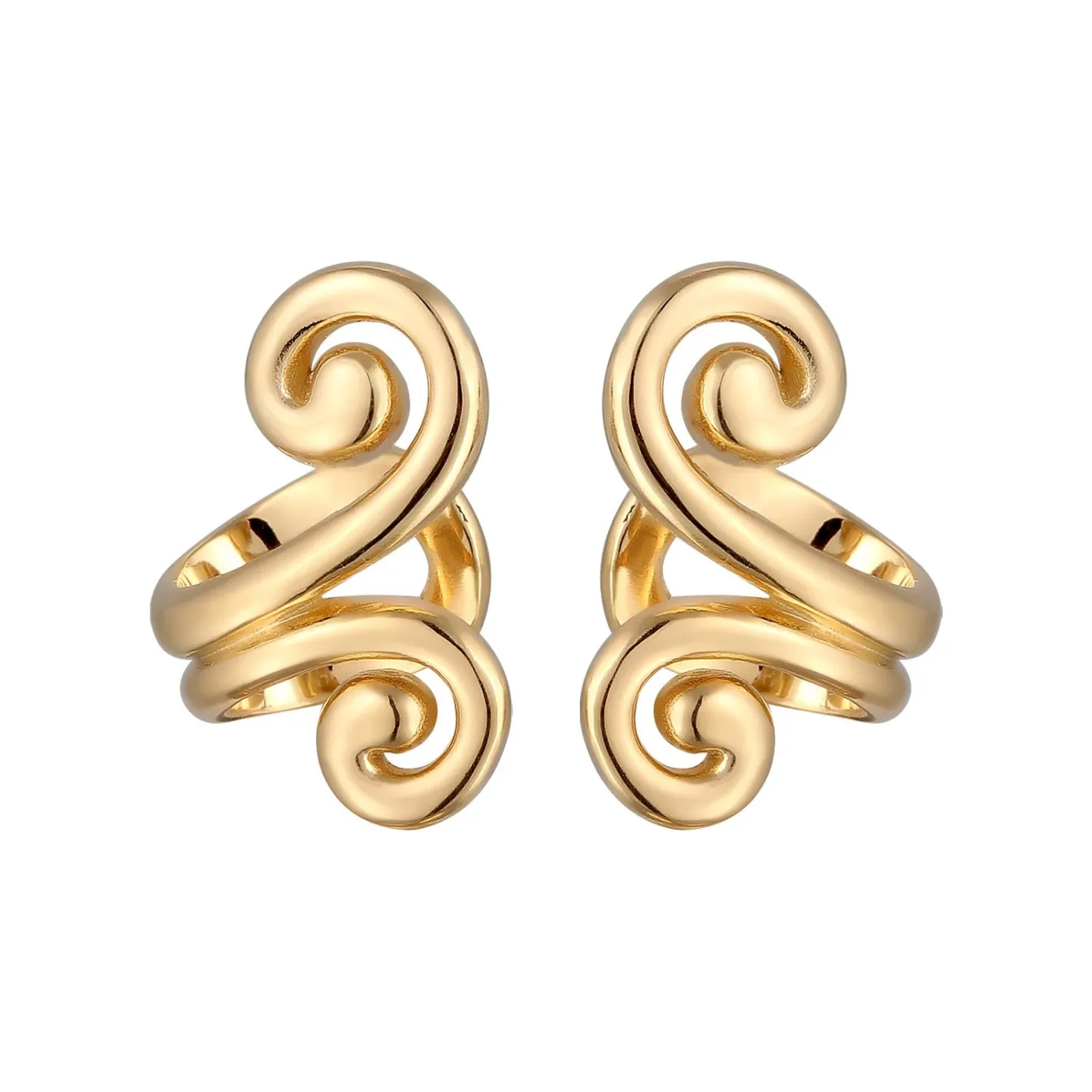 Elli "Earcuff Spirale< Vergoldet|Ohrringe