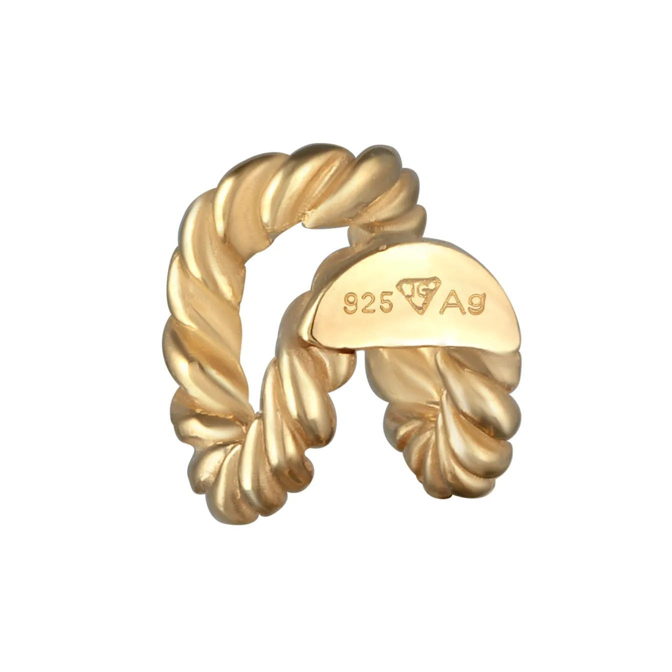 Elli "Earcuff Twisted< Ohrringe|Vergoldet