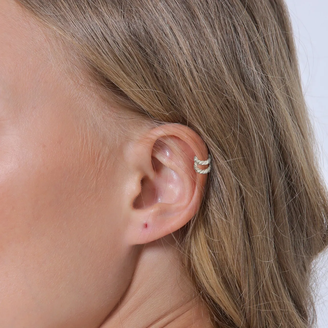 Elli "Earcuff Twisted< Ohrringe|Vergoldet