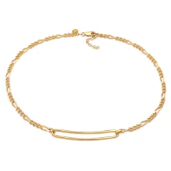 Elli "Figaro Glied Oval Trend 925 Silber< Halsketten|Silber