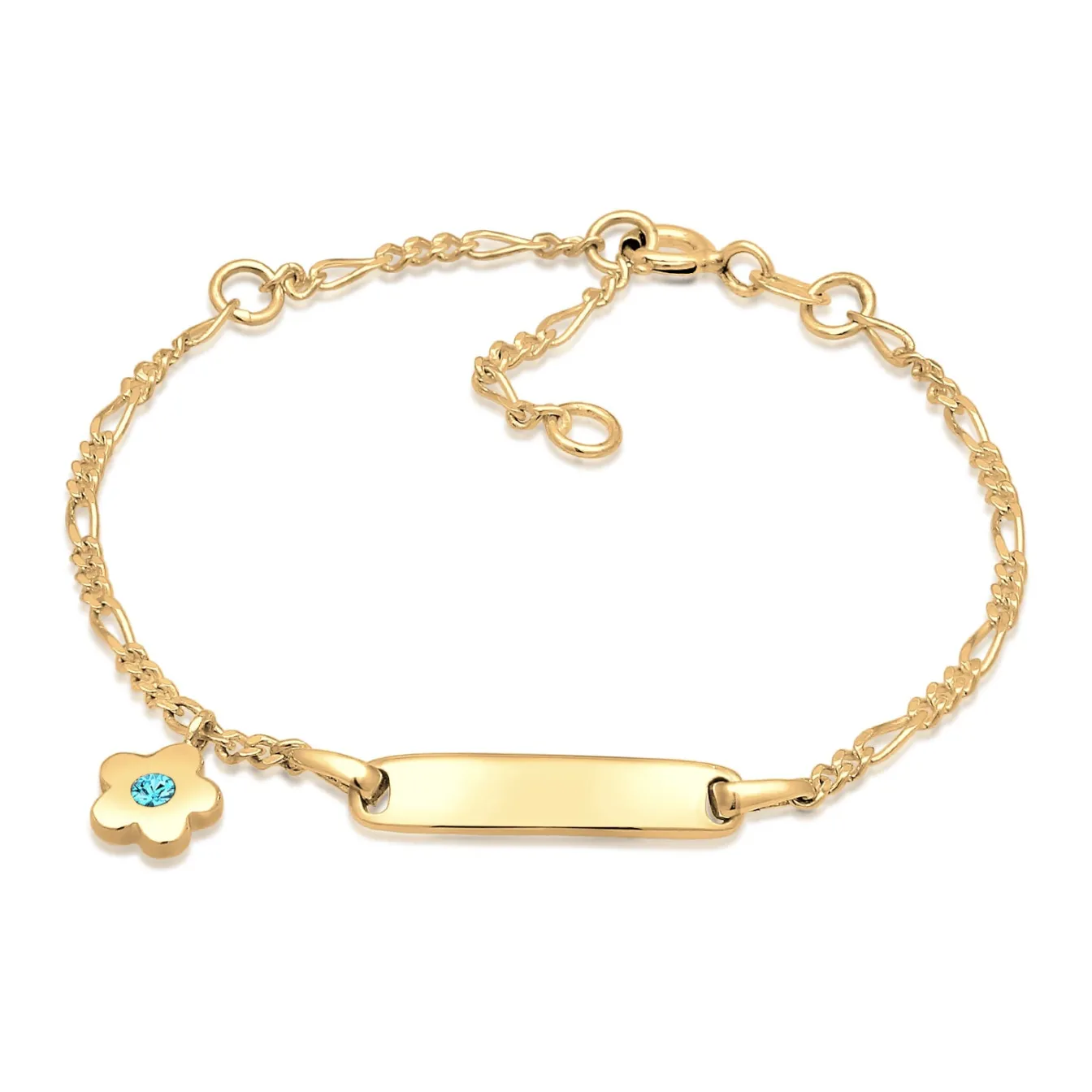 Elli "Figaro-Armband Blume | Kristall ( Rosa )<Kinder Symbol-schmuck|Letzte Chance