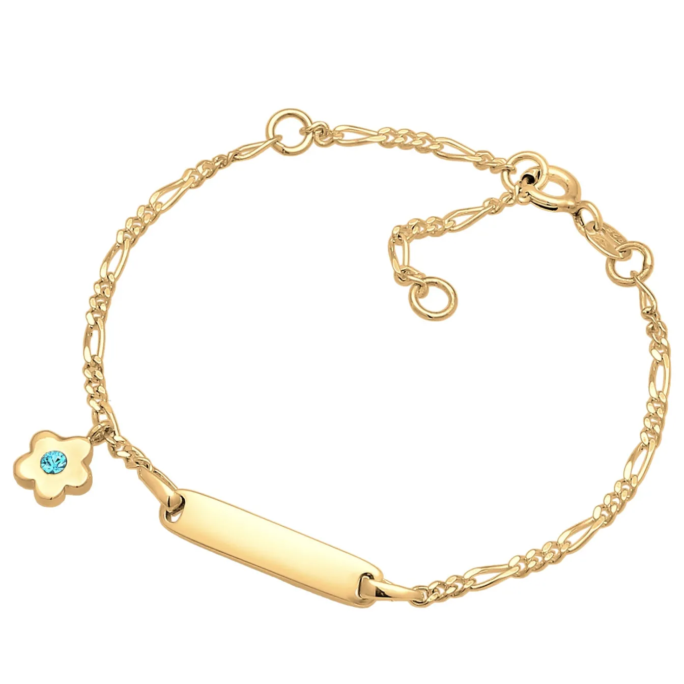 Elli "Figaro-Armband Blume | Kristall ( Rosa )<Kinder Symbol-schmuck|Letzte Chance