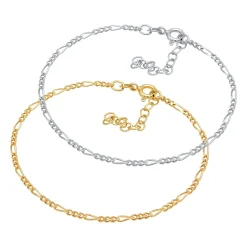 Elli "Figaro-Armbandset< Armbänder|Silber