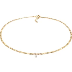 Elli "Figaro-Choker | Zirkonia (Weiß)< Halsketten