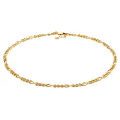 Elli "Figaro-Choker Chunky< Vergoldet|Silber