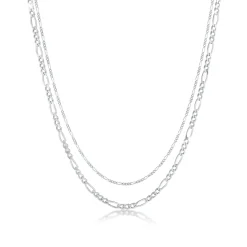 Elli "Figaro-Layer-Halskette< Halsketten|Silber