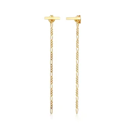 Elli "Figaro-Ohrhänger Ear Chain< Ohrringe|Vergoldet