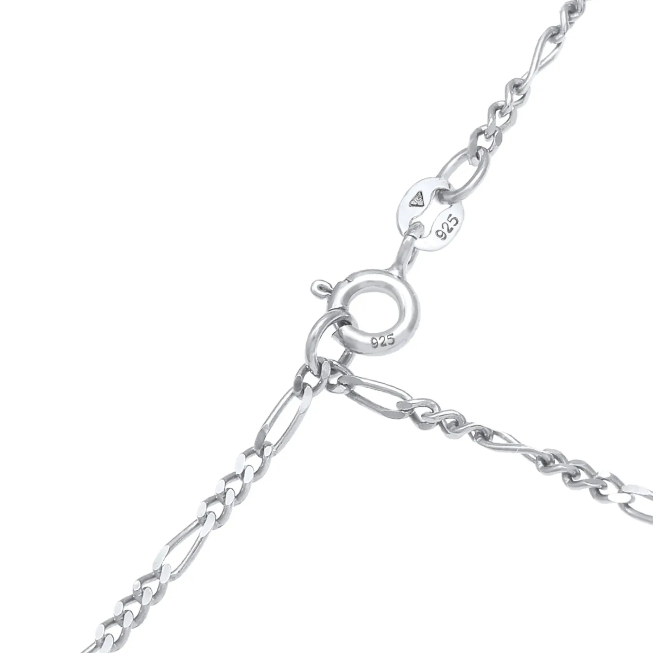 Elli "Figaro-Y-Halskette | Topas (Weiß)< Silber
