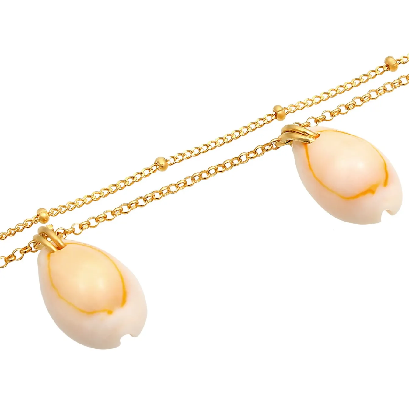 Elli "Fußkettchen< Fußschmuck|Vergoldet