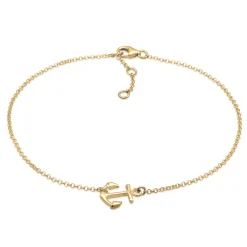 Elli "Fußkettchen Anker< Roségold|Symbol-schmuck