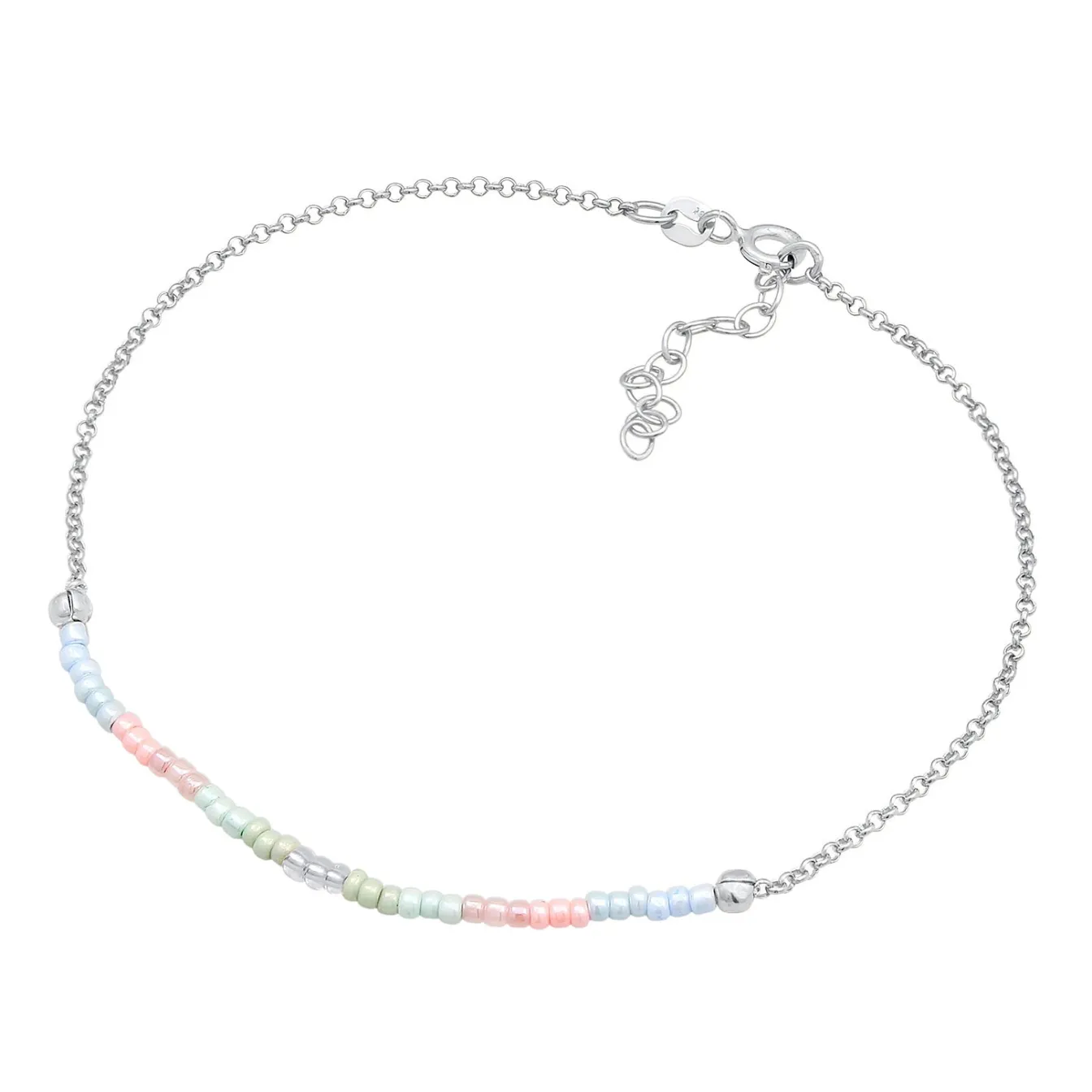 Elli "Fußkettchen Beads< Fußschmuck|Vergoldet