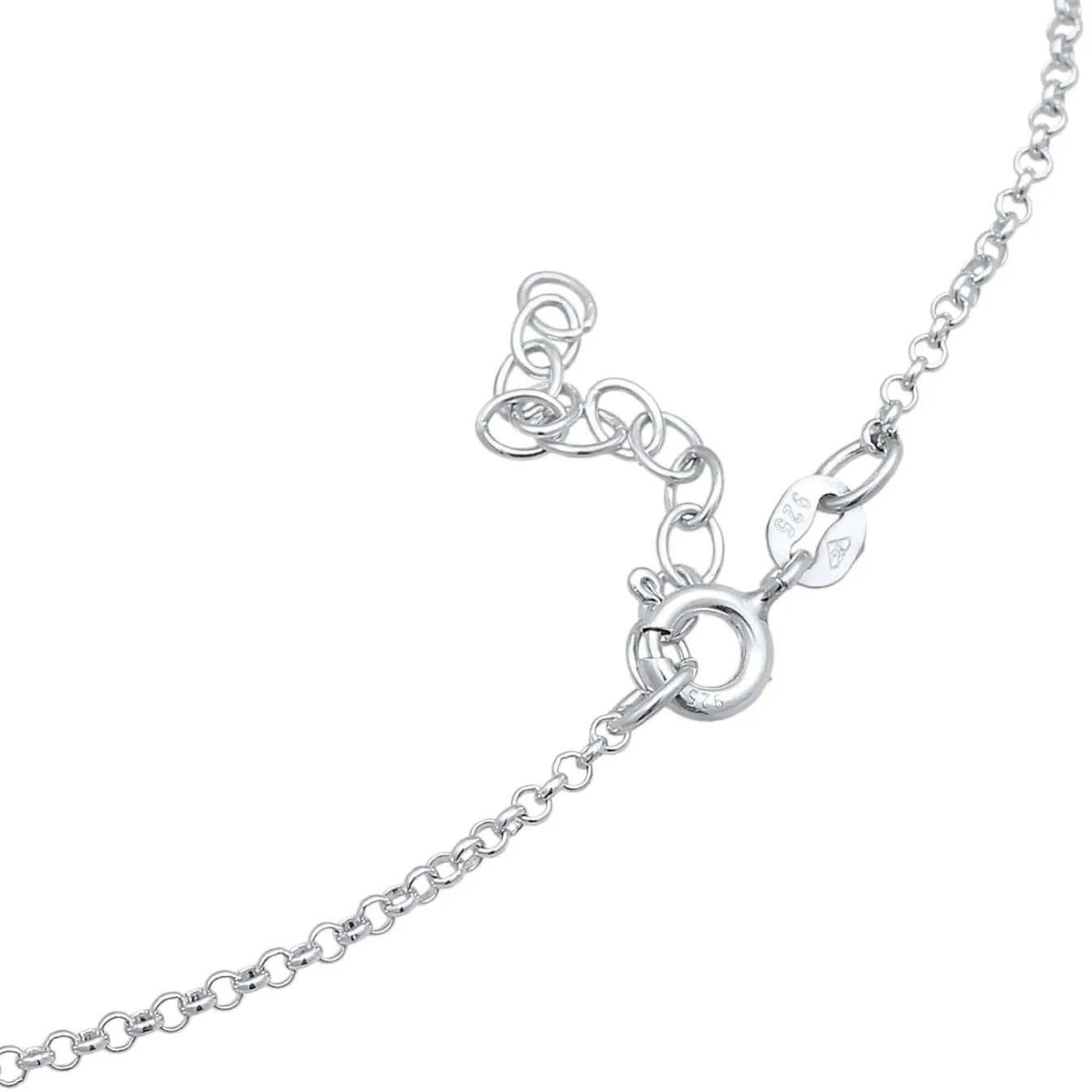 Elli "Fußkettchen Blume | Kristall (Weiß)< Symbol-schmuck|Fußschmuck