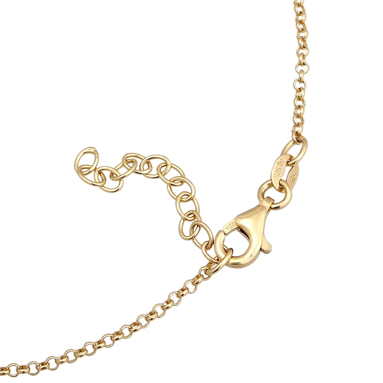Elli "Fußkettchen Feder< Vergoldet|Fußschmuck