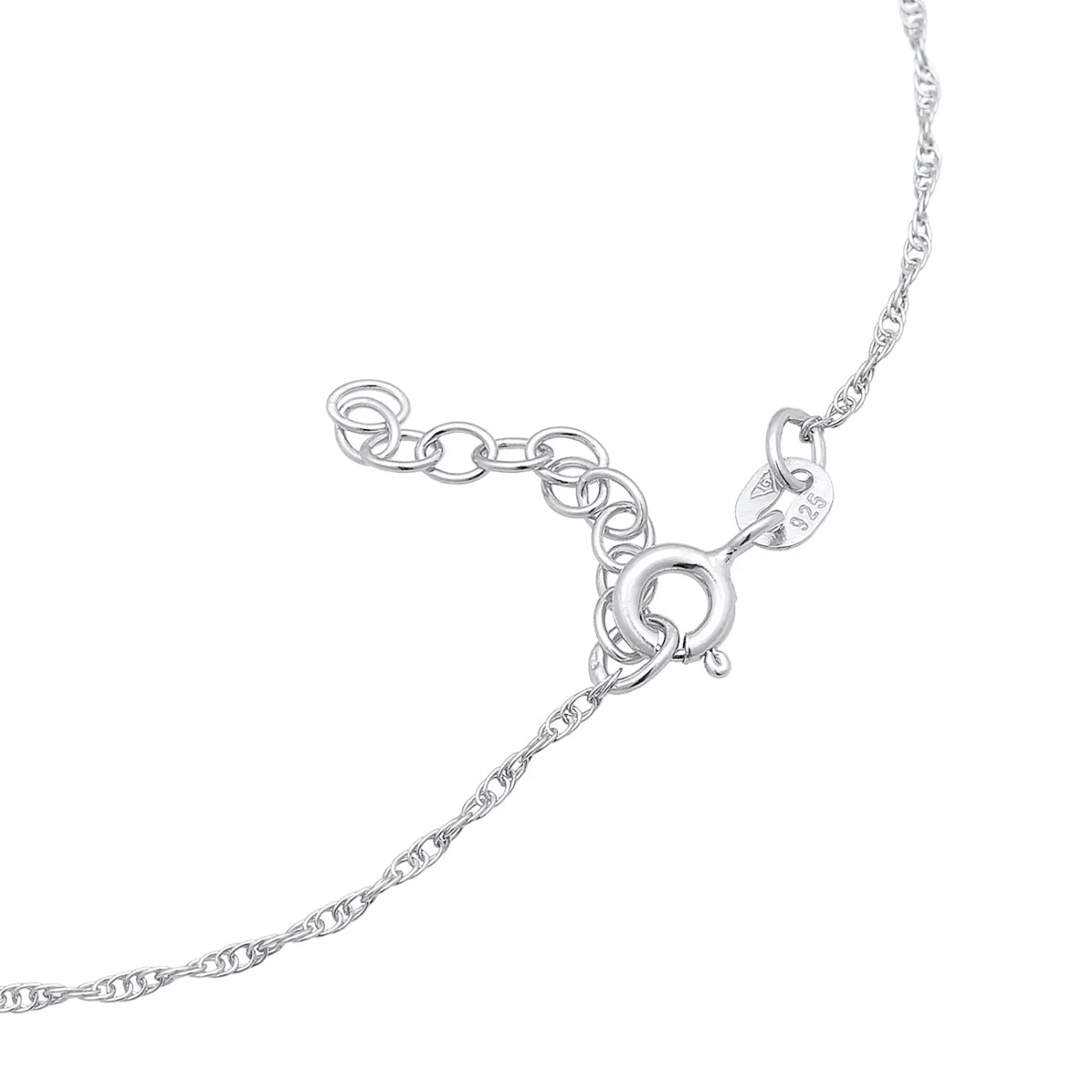 Elli "Fußkettchen Feder< Fußschmuck|Silber