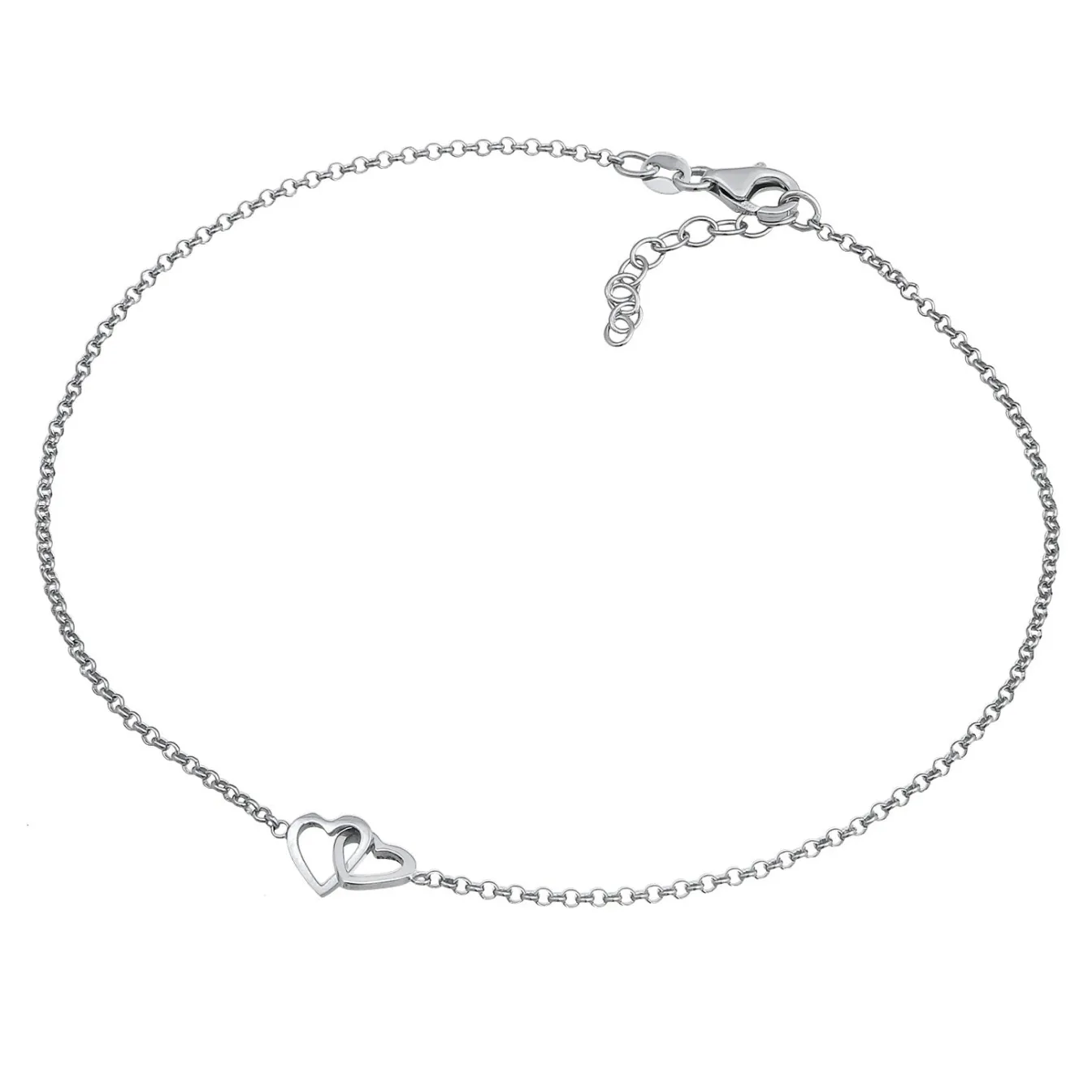Elli "Fußkettchen Herz< Roségold|Symbol-schmuck