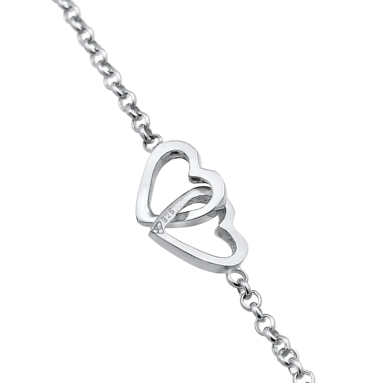 Elli "Fußkettchen Herz< Roségold|Symbol-schmuck