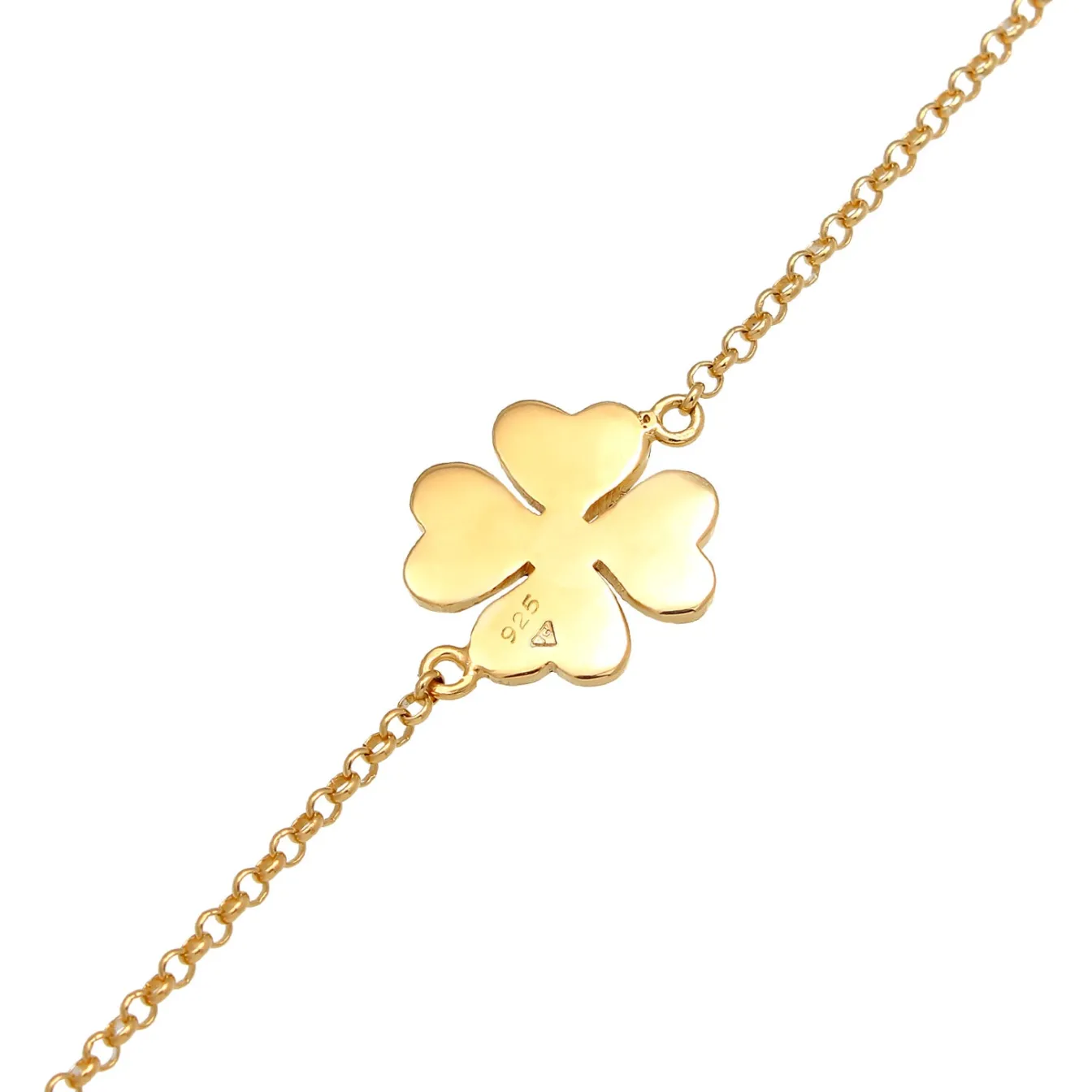 Elli "Fußkettchen Kleeblatt< Symbol-schmuck|Fußschmuck