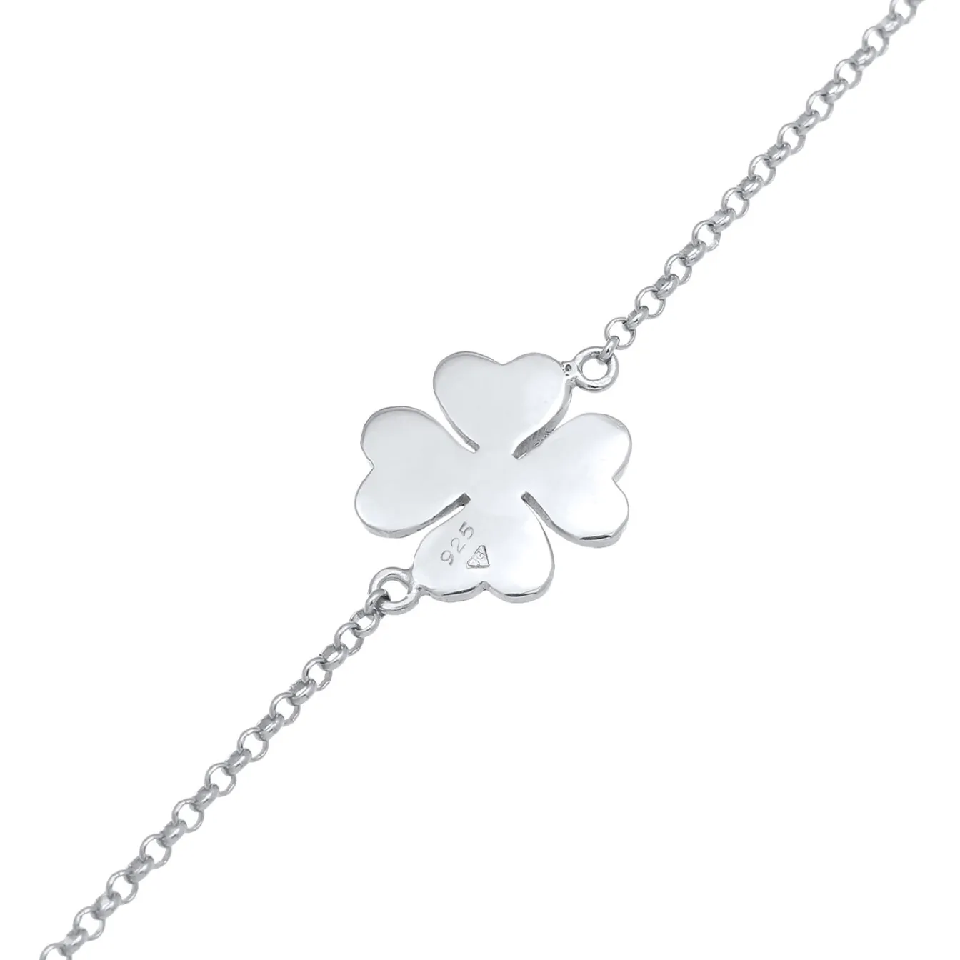Elli "Fußkettchen Kleeblatt< Symbol-schmuck|Fußschmuck