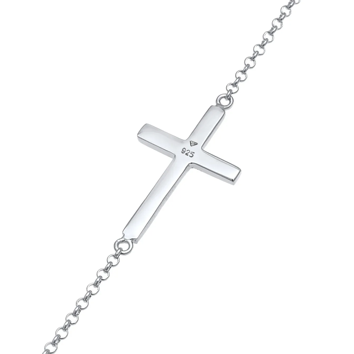 Elli "Fußkettchen Kreuz< Symbol-schmuck|Fußschmuck