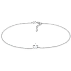 Elli "Fußkettchen Stern< Fußschmuck|Vergoldet
