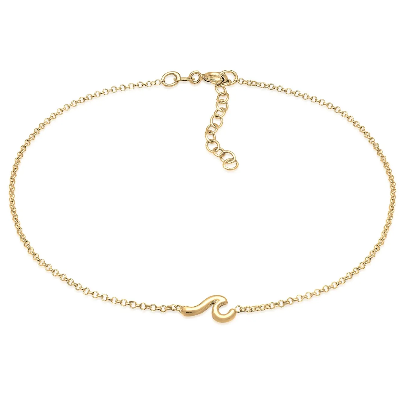 Elli "Fußkettchen Welle< Symbol-schmuck|Fußschmuck