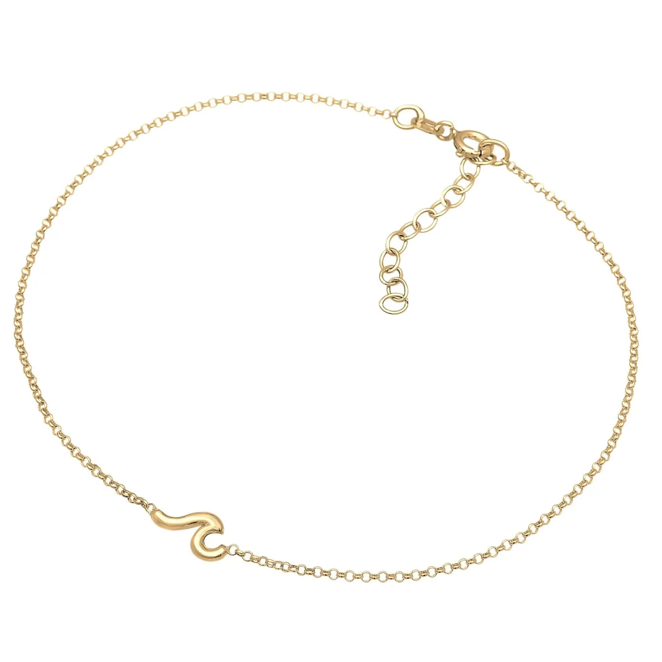 Elli "Fußkettchen Welle< Symbol-schmuck|Fußschmuck