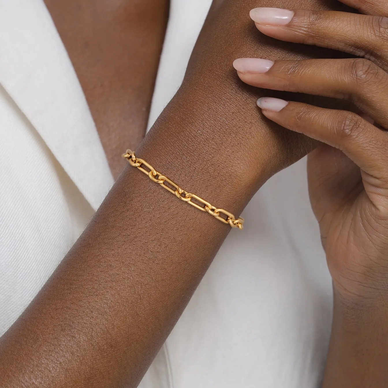 Elli "Glieder-Armband< Vergoldet|Armbänder