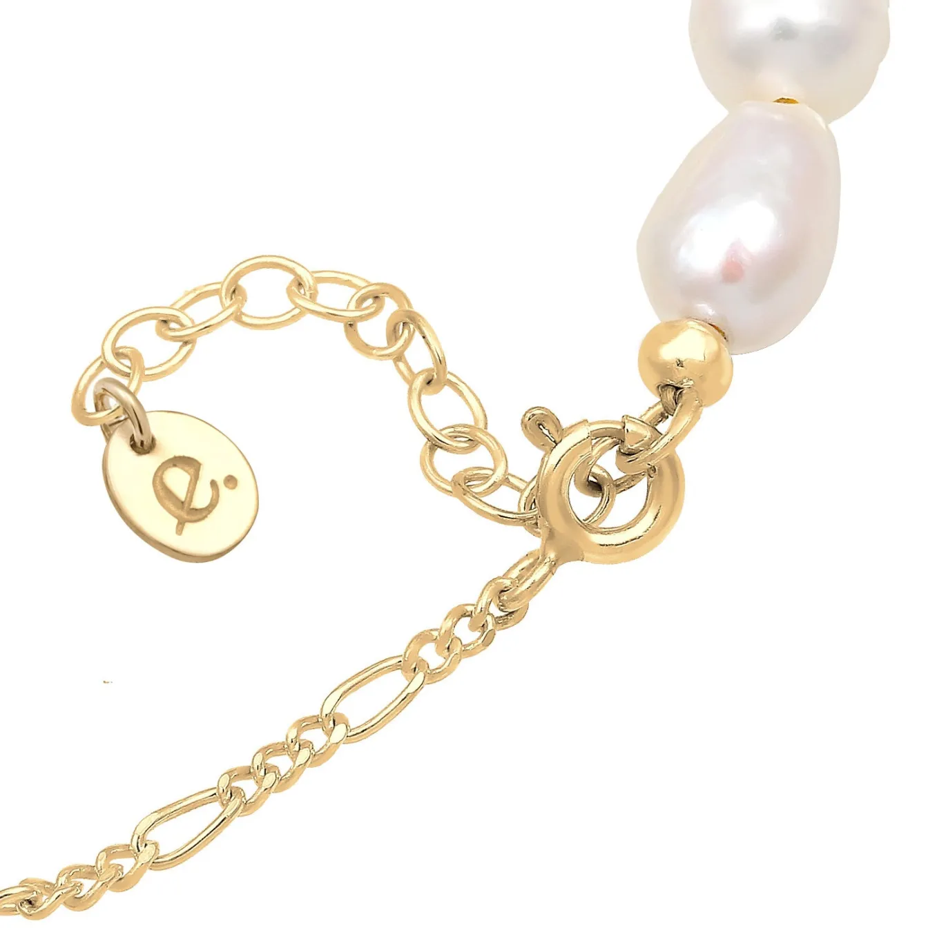 Elli "Glieder-Armband | Süßwasserperlen< Hochzeit|Perlen