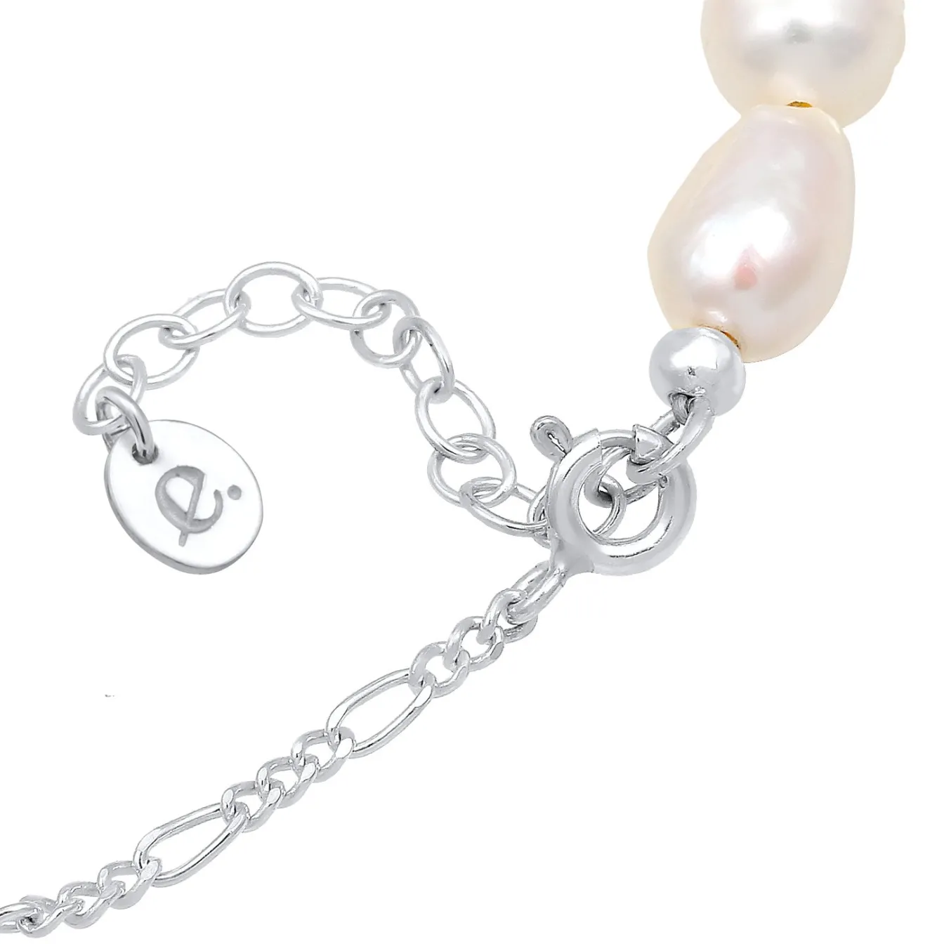 Elli "Glieder-Armband | Süßwasserperlen< Hochzeit|Perlen