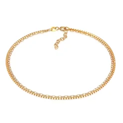 Elli "Glieder-Armband Basic< Fußschmuck|Silber