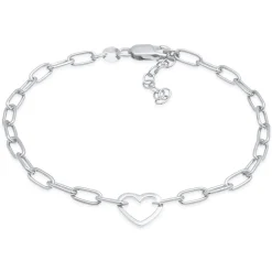 Elli "Glieder-Armband Herz< Symbol-schmuck|Herz-schmuck