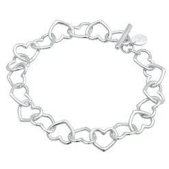 Elli "Glieder-Armband Herz< Symbol-schmuck|Herz-schmuck