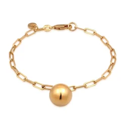 Elli "Glieder-Armband Kugel< Vergoldet|Armbänder