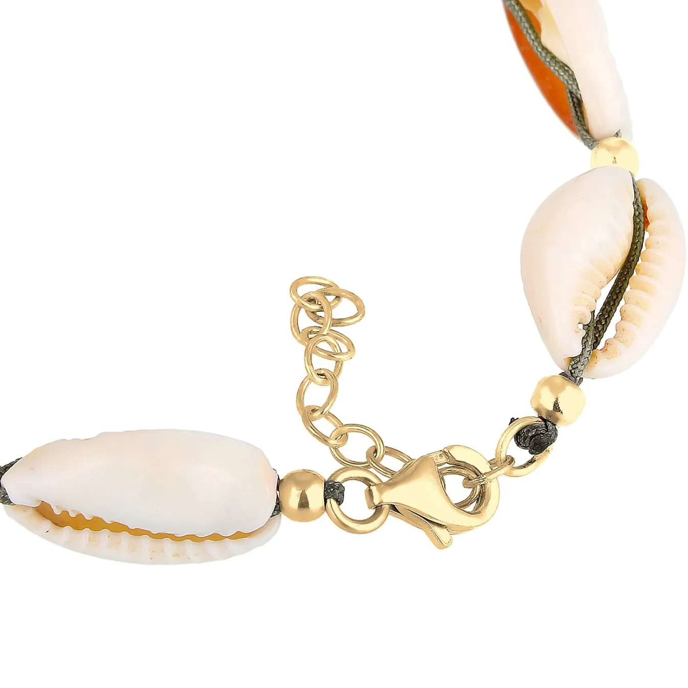Elli "Glieder-Armband Muschel< Armbänder|Vergoldet