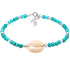 Elli "Glieder-Armband Muschel | Howlith ( )< Armbänder
