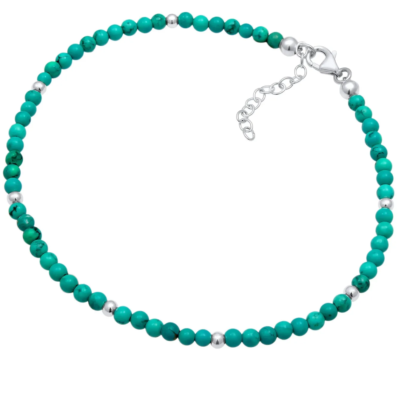 Elli "Glieder-Fußkettchen | Howlith ( )< Fußschmuck