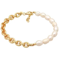 Elli "Glieder-Fußkettchen | Süßwasserperlen< Perlen|Fußschmuck