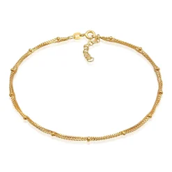 Elli "Glieder-Fußkettchen Kugeln< Fußschmuck|Silber