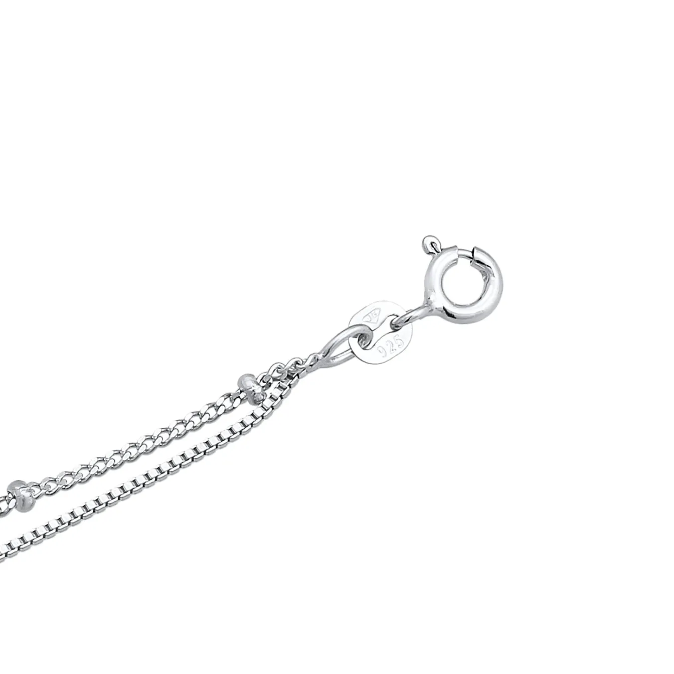 Elli "Glieder-Fußkettchen Kugeln< Fußschmuck|Silber