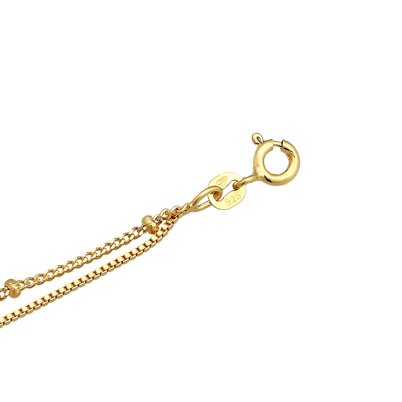 Elli "Glieder-Fußkettchen Kugeln< Fußschmuck|Silber