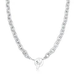 Elli "Glieder-Halskette Grob< Halsketten|Silber