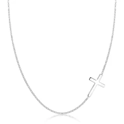 Elli "Glieder-Halskette Kreuz< Roségold|Symbol-schmuck