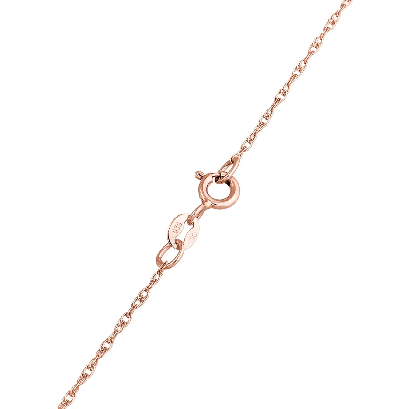 Elli "Glieder-Halskette Plättchen Coin< Silber|Roségold