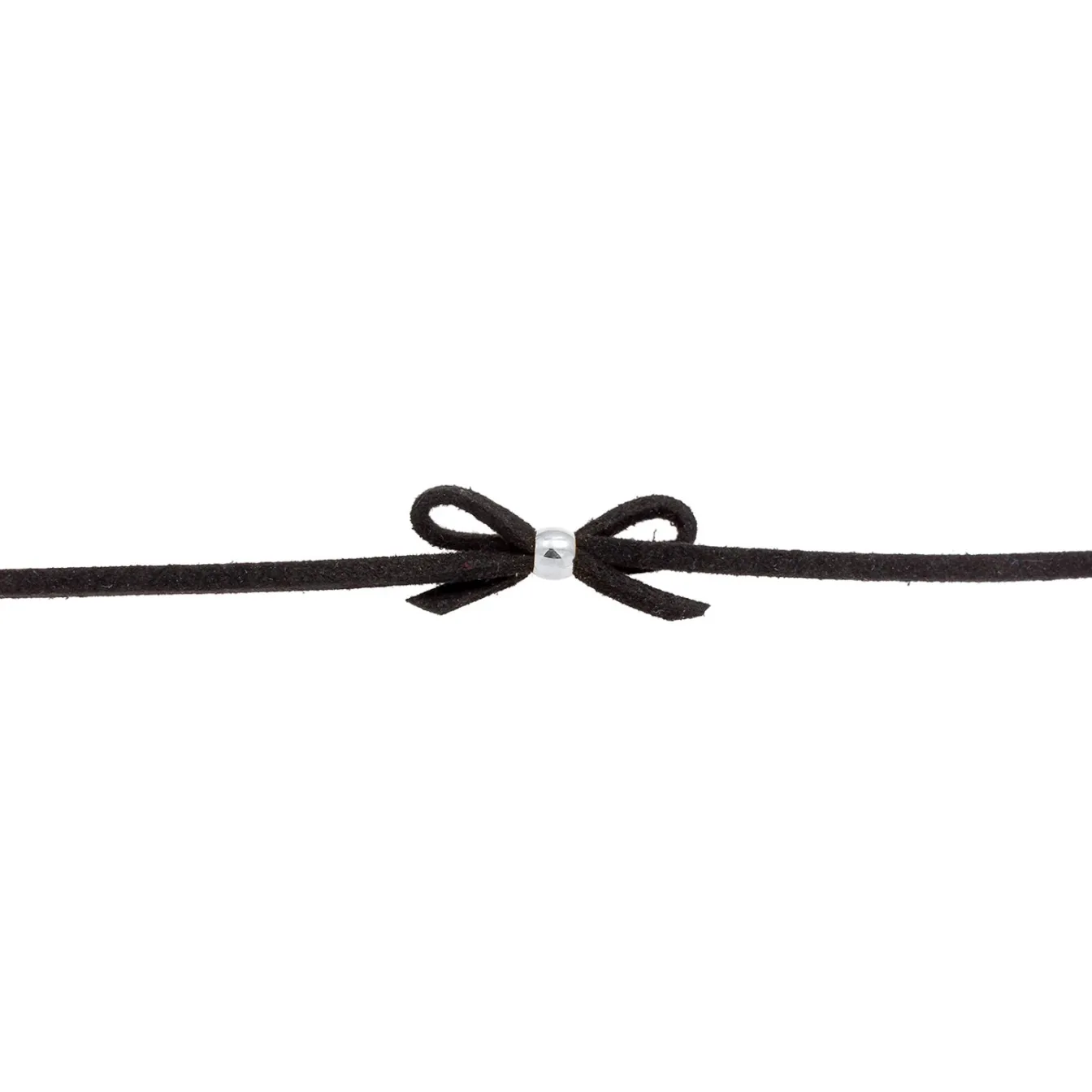 Elli "Glieder-Halskette Schleife | Kunstleder< Symbol-schmuck|Halsketten