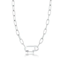 Elli "Glieder-Halskette Sicherheitsnadel< Symbol-schmuck|Halsketten