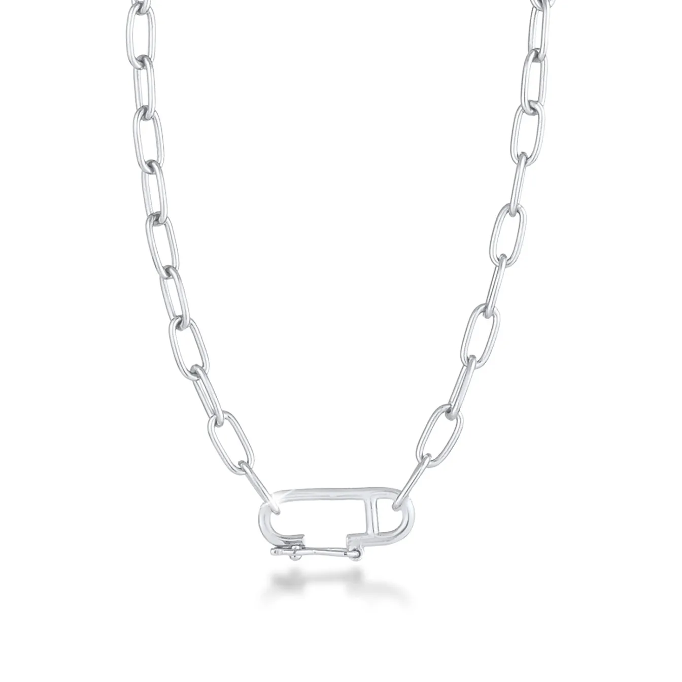 Elli "Glieder-Halskette Sicherheitsnadel< Symbol-schmuck|Halsketten