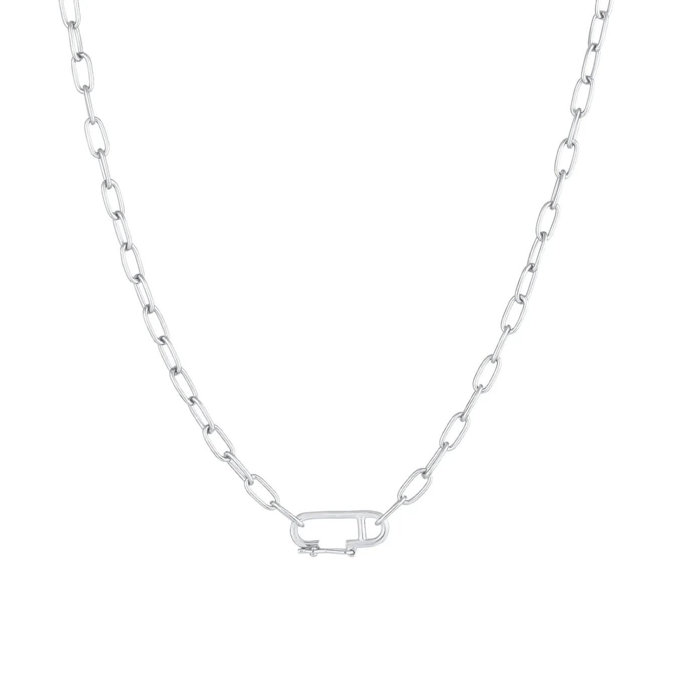 Elli "Glieder-Halskette Sicherheitsnadel< Symbol-schmuck|Halsketten