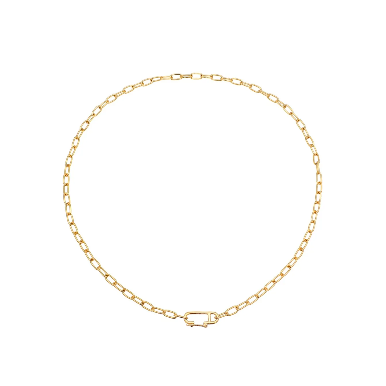 Elli "Glieder-Halskette Sicherheitsnadel< Symbol-schmuck|Halsketten
