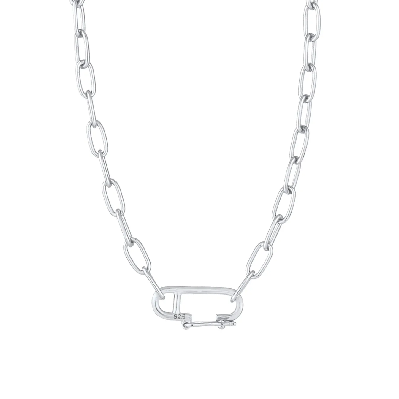 Elli "Glieder-Halskette Sicherheitsnadel< Symbol-schmuck|Halsketten